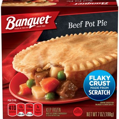 Banquet Pot Pie, Beef