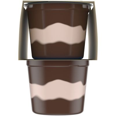 Jell-O Chocolate Vanilla Swirls Sugar Free Ready-to-Eat Pudding Snacks