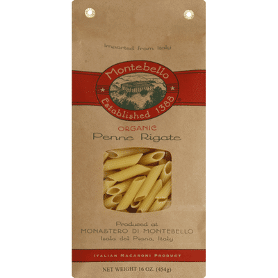 Montebello Penne Rigate, Organic