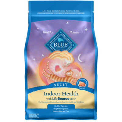 Blue Buffalo Indoor Health Natural Adult Dry Cat Food, Chicken & Brown Rice