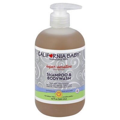 California Baby Shampoo & Bodywash, Super Sensitive