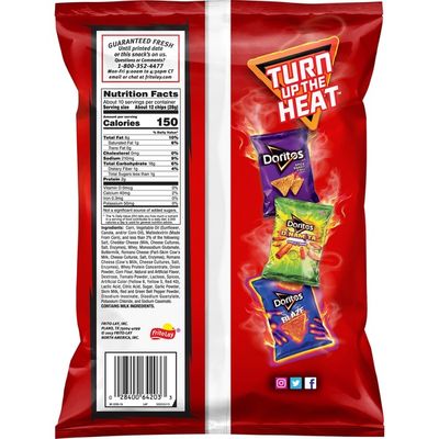 Doritos Nacho Flavored Tortilla Chips