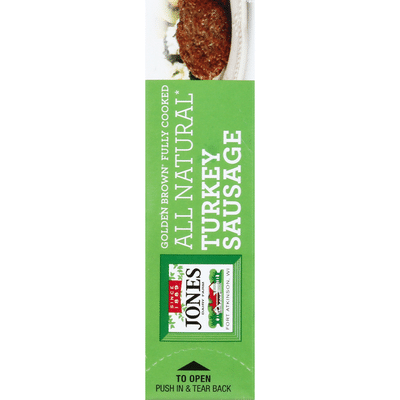 Jones Dairy Farm Golden Brown All Natural Turkey Sausage Patties
