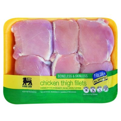 Food Lion Hand Trimmed Boneless Chicken Thighs