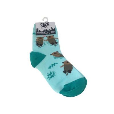 Sock it to Me My Otter Half Youth Crew Socks