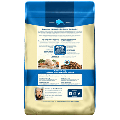 Blue Buffalo Life Protection Formula Natural Adult Dry Dog Food, Chicken and Brown Rice