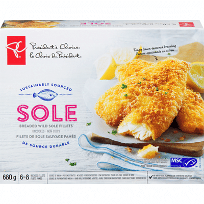 Breaded Sole Fillets