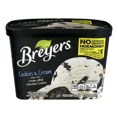 Breyers Frozen Dairy Dessert Double Cookie Crumble
