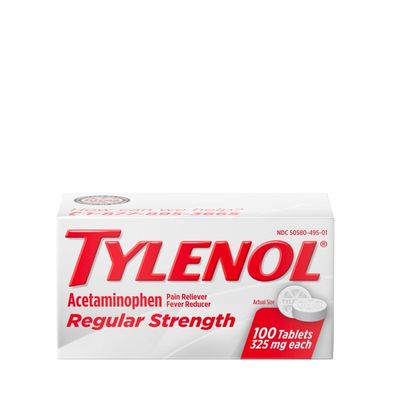 Tylenol Regular Strength Tablets, 325 Mg