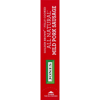 Jones Dairy Farm Golden Brown All Natural Fully Cooked Mild Sausage Links