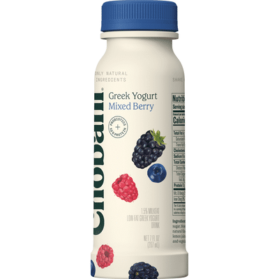 Chobani Yogurt Drink, Greek, Low-Fat, Mixed Berry