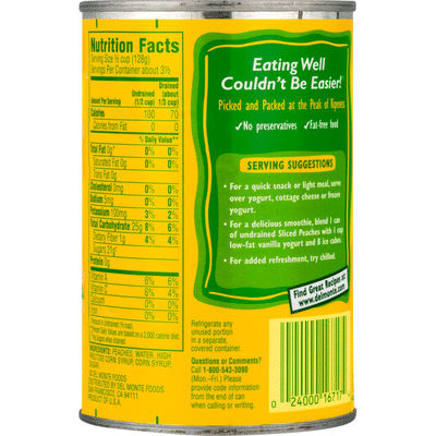 Del Monte Peaches, Sliced