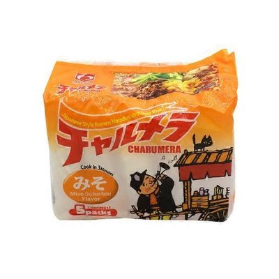 Myojo Charumera Miso Flavor Ramen Noodles With Soup Base