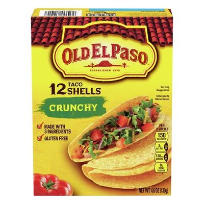 Old El Paso Taco Shells, Crunchy