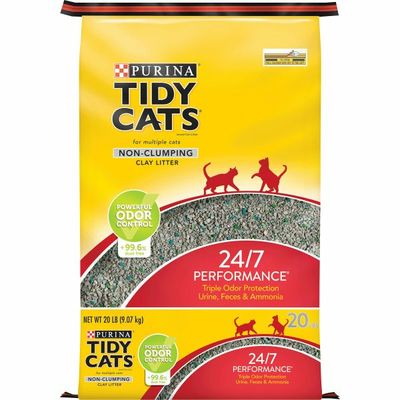 Purina Tidy Cats Non Clumping Cat Litter, 24/7 Performance Multi Cat Litter