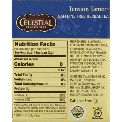 Celestial Seasonings Tension Tamer, Caffeine-Free Herbal Tea