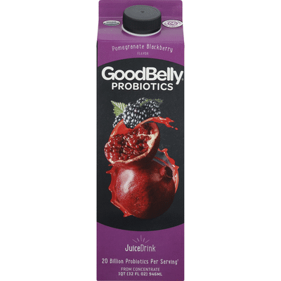 GoodBelly Probiotics Juice Drink Pomegranate Blackberry Flavor