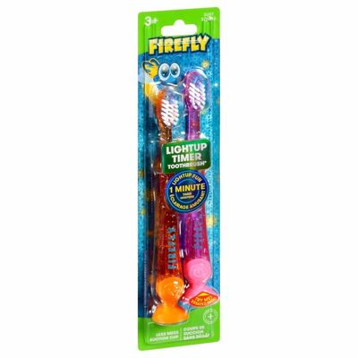 Firefly Toothbrushes, Lightup Timer, Soft