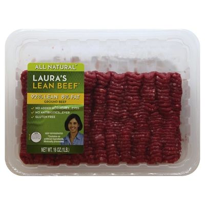 Laura's Lean Beef All Natural 92% LeanGround Beef
