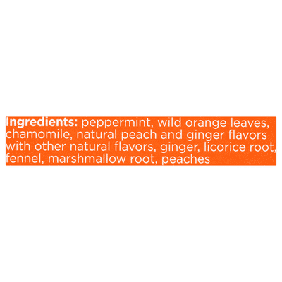 Bigelow Benefits Ginger & Peach Herbal Tea Tea Bags