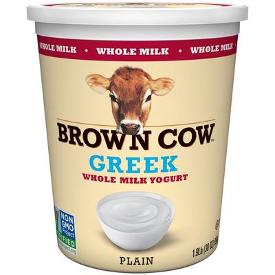 Brown Cow Greek Plain Whole Milk Yogurt 30 Oz Instacart