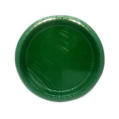 First Street Touch Of Color Emerald Grn Plastic Plate 7 Inch