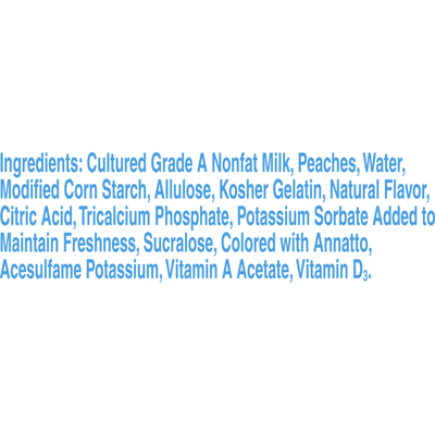 Yoplait Light Yogurt, Fat Free Yogurt, Harvest Peach
