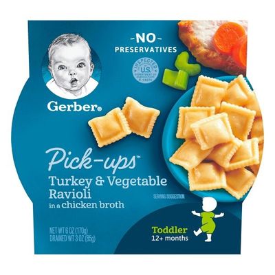 Gerber Turkey and Vegetable Ravioli Packed in Chicken Broth