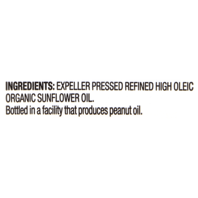 Spectrum Culinary Organic Sunflower Oil