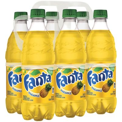 Fanta Pineapple Soda Fruit Flavored Soft Drink