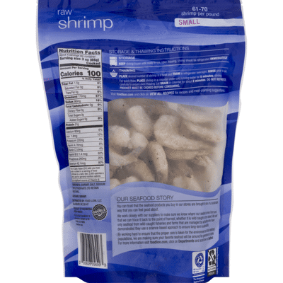 Food Lion Shrimp, Raw, Small, Pouch