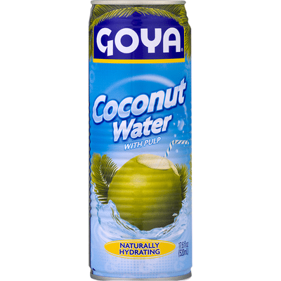 Goya Coconut Water With Pulp, Real Coconut Pieces