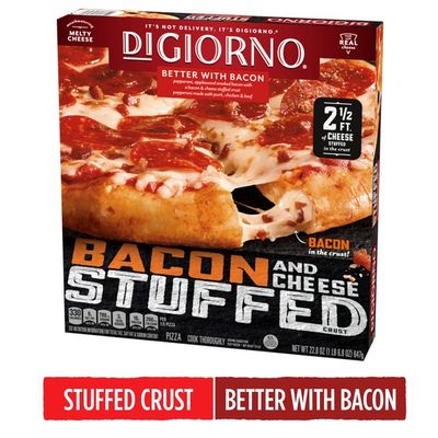 DiGiorno Bacon and Cheese Stuffed Crust Better with Bacon Frozen Pizza