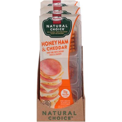 Hormel Natural Choice Honey Ham & Cheddar Cheese & Crackers