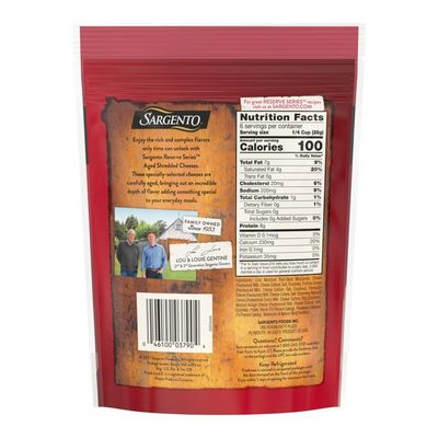 Sargento® Reserve Series™ Shredded Aged Italian Blend Natural Cheese