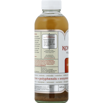 GTs Kombucha, Organic & Raw, Gingerade