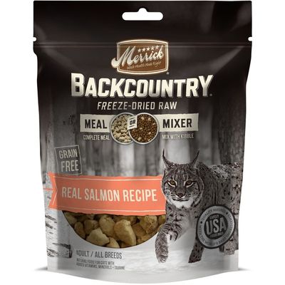 Merrick Backcountry Freeze-Dried Raw Real Salmon Recipe Cat Treats