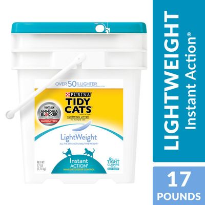 Purina Tidy Cats Light Weight, Low Dust, Clumping Cat Litter, LightWeight Instant Action Cat Litter