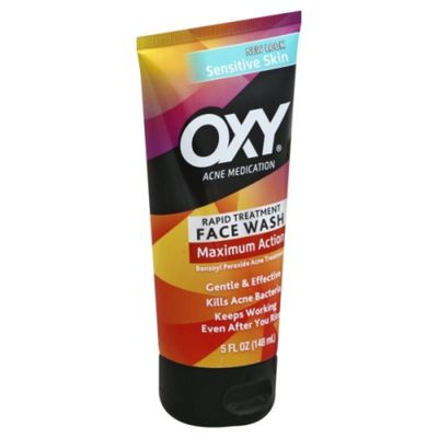 OXY Acne Medication Sensitive Face Wash Maximum Action