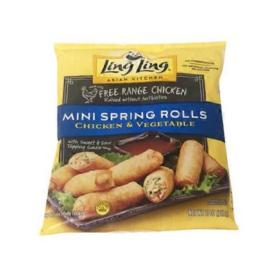 Ling Ling Chicken & Vegetable Mini Spring Rolls