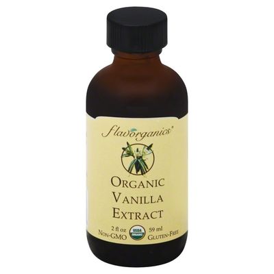Flavorganics Vanilla Extract, Organic, Bottle