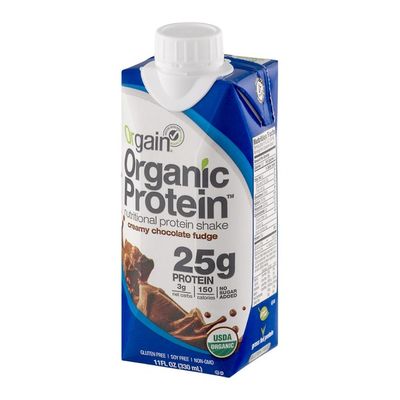 Orgain Organic Protein Nutritional Protein Shake Creamy Chocolate Fudge