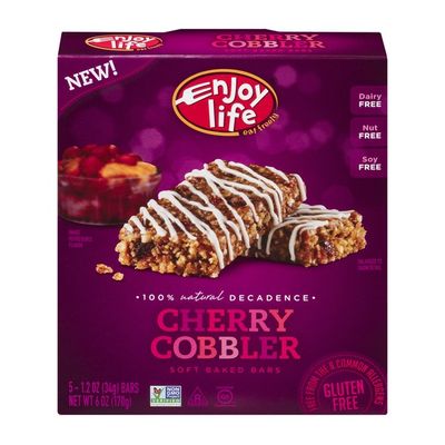 Enjoy Life Foods Soft Baked Bars Cherry Cobbler - 5 CT