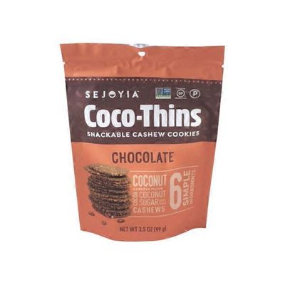 Sejoyia Coco-thins Snackable Cashew Cookies