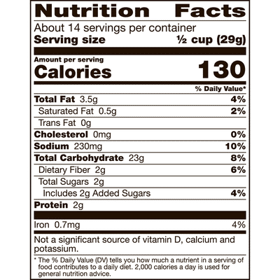 Chex Mix Traditional Savory Snack Mix