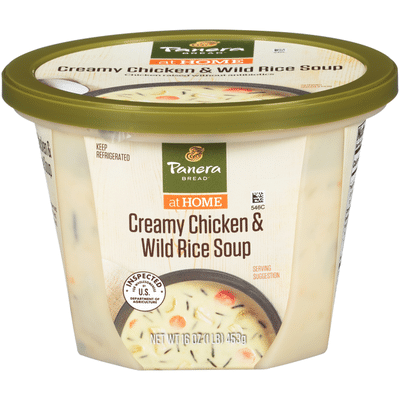 Panera Bread Creamy Chicken Wild Rice Soup Cup Gluten Free 16 Oz Delivery Or Pickup Near Me Instacart