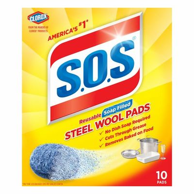 SOS Reusable Soap Filled Steel Wool Pads