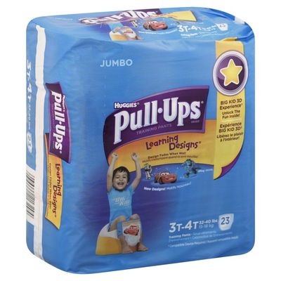 Huggies Pull-Ups Learning Designs Training Pants Size 3T-4T - 23 CT