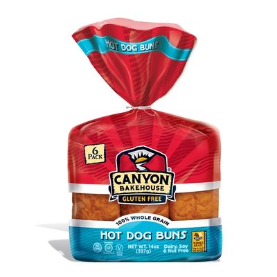 Canyon Bakehouse Buns, Hot Dog, 6 Pack