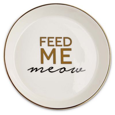 Harmony 5 Ounce Feed Me Cat Saucer